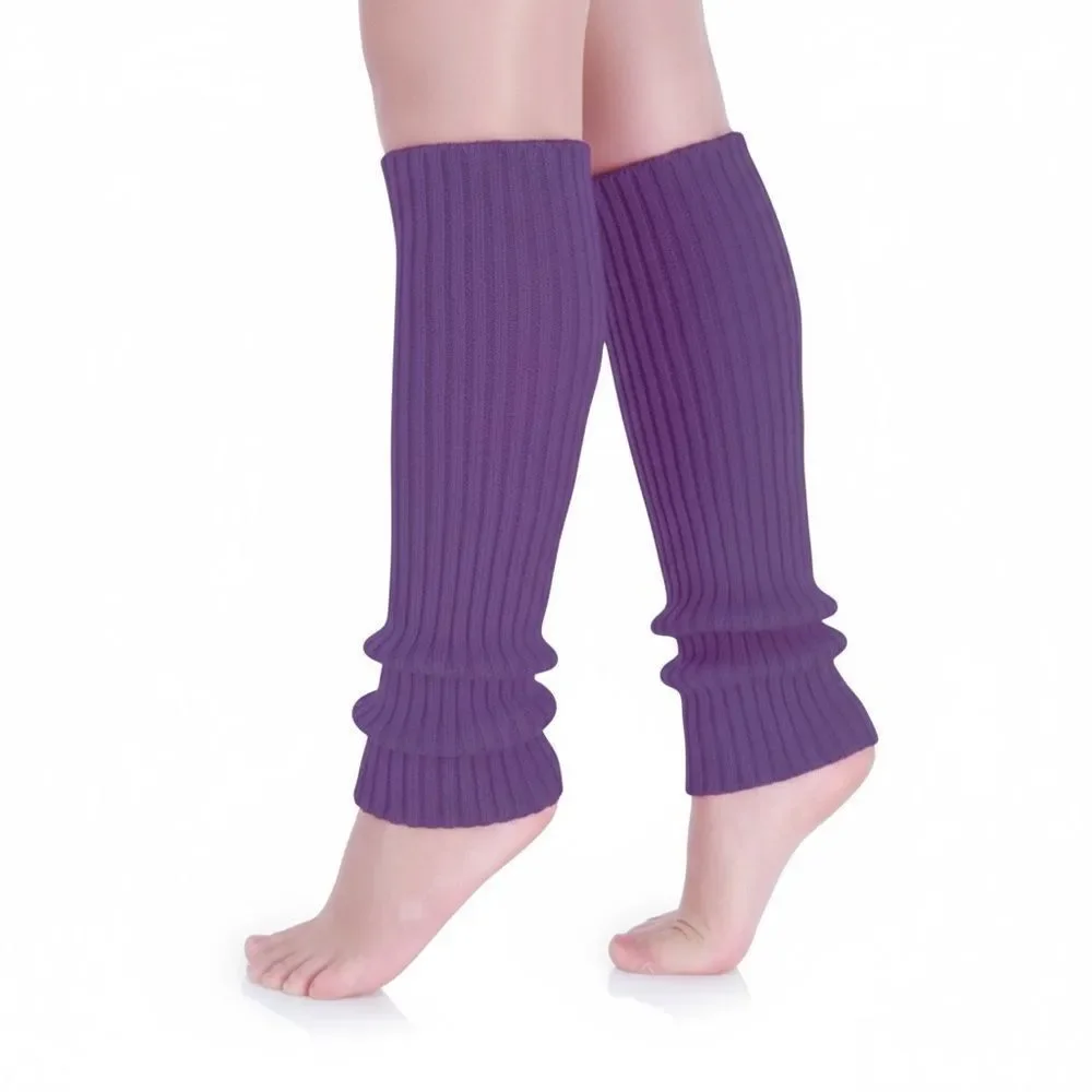 🆕Purple Knitted Leg Warmers